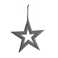 Grey Priola Wooden Star Grey 315x10x300mm