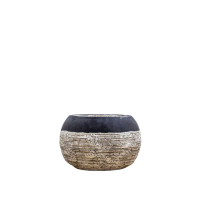 Black Natural Bamberg Planter Large