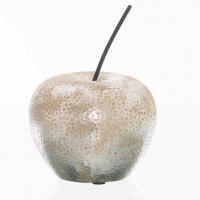 Silver Apple Ornament