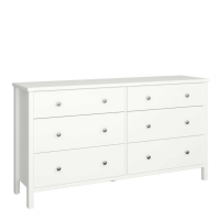 Tromso 3 + 3 Wide Chest Off White