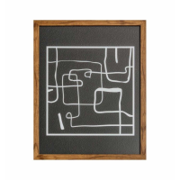 Line Drawing Framed Art