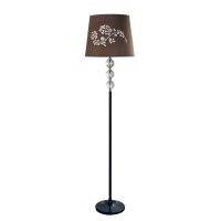 Modern Floor Lamp With Stylised Flower Shade