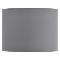 Grey and Silver Lined Drum 14in Lampshade