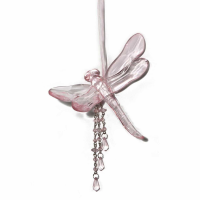 Pink Dragonfly With Tassel