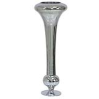 Value Medium Silver Fluted Glass Vase