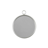 Size mm 360 Silver Bayswater Silver Round Mirror Small