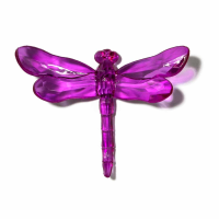 Purple Dragonfly With Spike