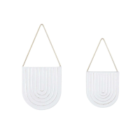 Lexy Wall Planter Set of 2 WhiteGld
