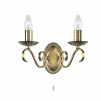 Wall Light Antique Brass