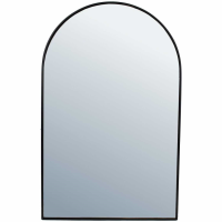 Danny Black Metal Arched Mirror 50x2x80cm