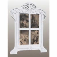 White Clay Paint Portrait Photo Frame