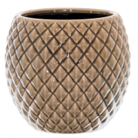 Seville Collection Grey Diamond Planter