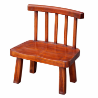 Shabby Chic Distressed Effect Wood Honey Primitive Chair