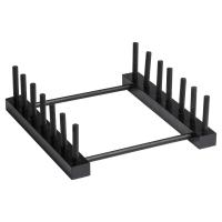 Wooden Plaque Holder in Black