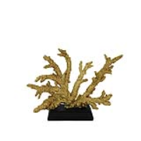 23. 5cm Gold Coral Decoration