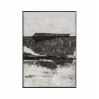 Edge Abstract Framed Canvas