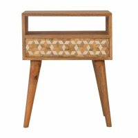 In1504 Mixed Cube Bedside