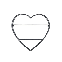 Heart Wall Shelf Metal