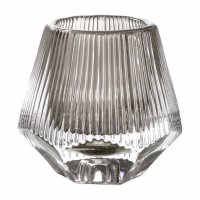Tealight Holder Smoke (3pk)