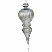 The Noel Collection Smoked Midnight Giant Jewel Drop Bauble