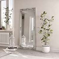Silver Wooden Mirror