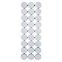 Modern Venetian Multi Bevelled Pi Mirror