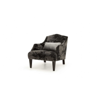 Belvedere Accent Chair Black 1 Bolster NETT