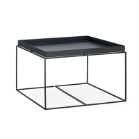 Ragna Industrial Coffee Table with Metal Body and Powder Coated Legs 60.5x9.5cm