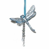 Water Blue Dragonfly With Tassel
