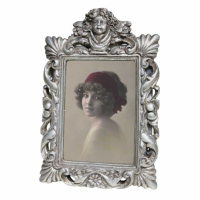 Silver Gilt Leaf Photo Frame