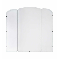 Stylish Modern Wide Triple Window Arch Shaped Dressing Table Mirror