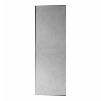 Tall Black Rectangular Sleek Design Leaner Floor Wall Mirror 170x50cm