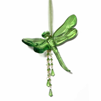 Green Dragonfly With Tassel