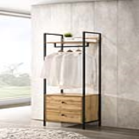 Open Wardrobe With 2 Drawers