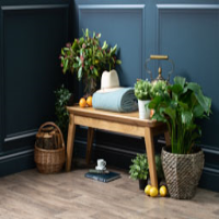 Traditional Natural Oak Wood Arced Rectangle 110cm Kitchen Dining Room Bench