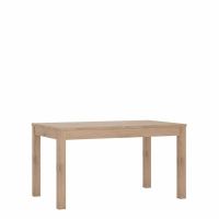 Traditional Farmhouse Style Oak Large Extending 180cm 6 Seat Dining Table