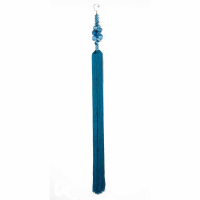 Turkish Blue Long Tassel With Crystal