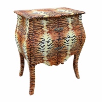 Lounge Lizard Tiger Bombe Chest of Drawers