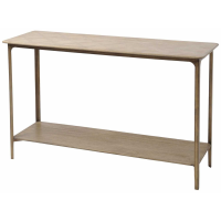 Anstey Mindi Wood Metal Iron Framed Console Hall Table With Cross Design Top 126x76x41.5cm