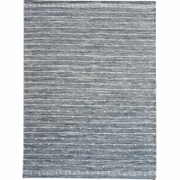 Igli Hand Woven Pit Loom Charcoal And Ivory 160x230cm Wool Rug