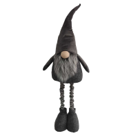 Large Tall Grey Velvet Gonk