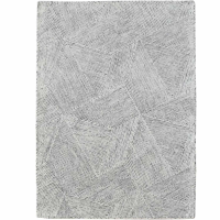 Kerch Hand Tufted Grey And Ivory 160x230cm Wool Rug