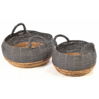Set Of 2 Curved Baskets