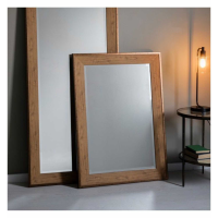 Traditional Style Wooden Rectangular Wall Mirror 110.5 x 79.5cm