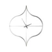 Value 138cm Sahara Silver Wall Clock