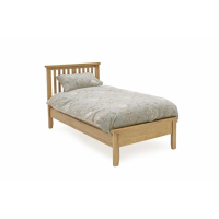 Ramore Traditional Natural Oak 3ft 90cm Single Low Footend Bed Frame
