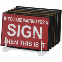 Wooden Plaque Holder