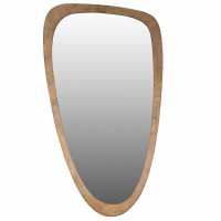MTO Martin Iron Framed Abstract Wall Mirror Aged Champagne Finish Large 51x92cm