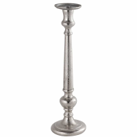 Farrah Collection Silver Dinner Candle Holder