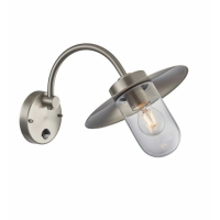 Wall Light Bushed Steel